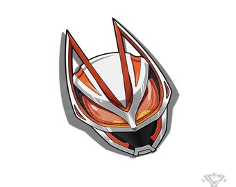 KRG-MF Kamen Rider Geats Magnum Form - Small Vinyl Sticker