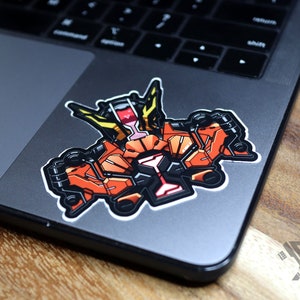 KRZ-GO Kamen Rider Geiz Gouretsu Vinyl Sticker Decal