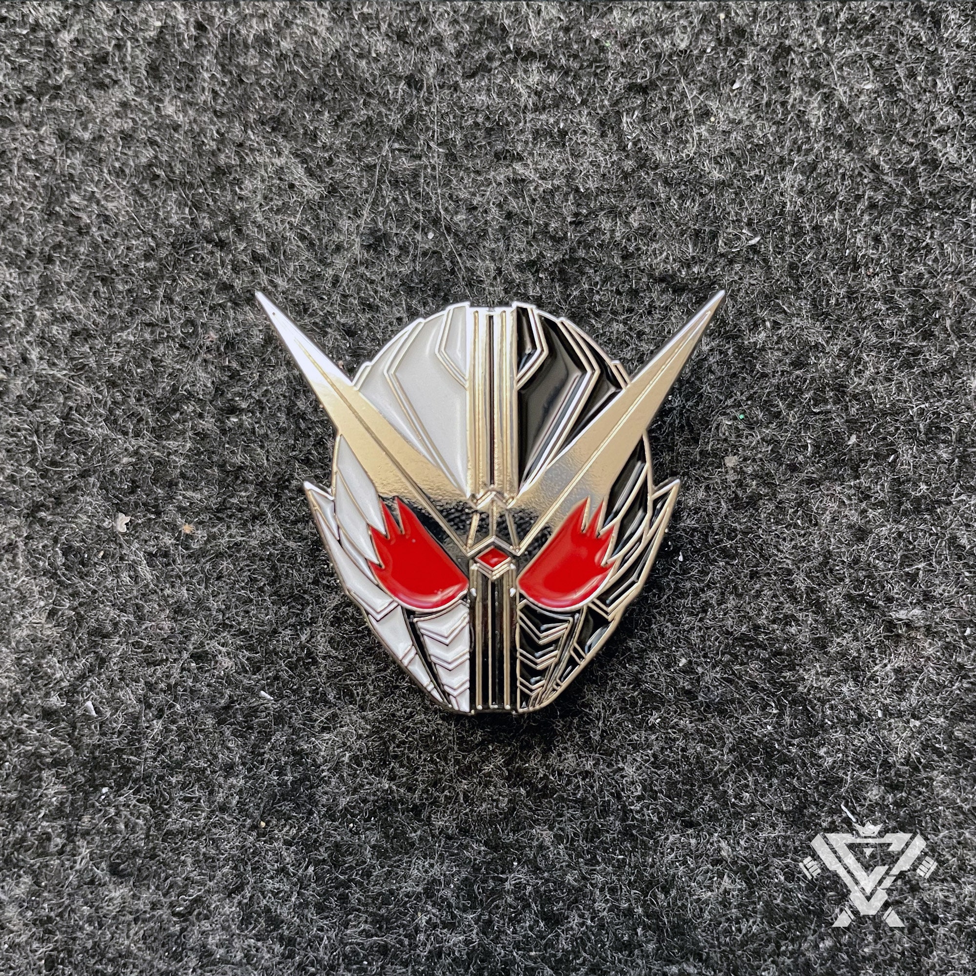 KRW-FJ Kamen Rider W (double) Fang Joker Collectible Soft Enamel