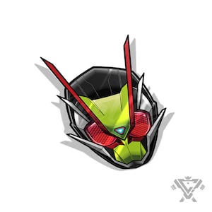 KR01-02 Kamen Rider Zero One Zero Two Vinyl Sticker Decal