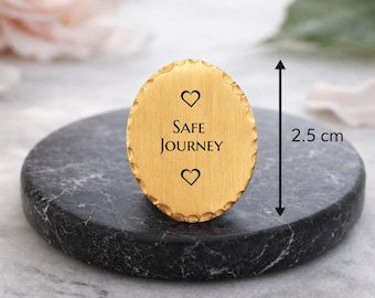 Safe Journey Gifts -  Travel Pocket Hugs Heart Token keepsakes Gift for him and her men and women