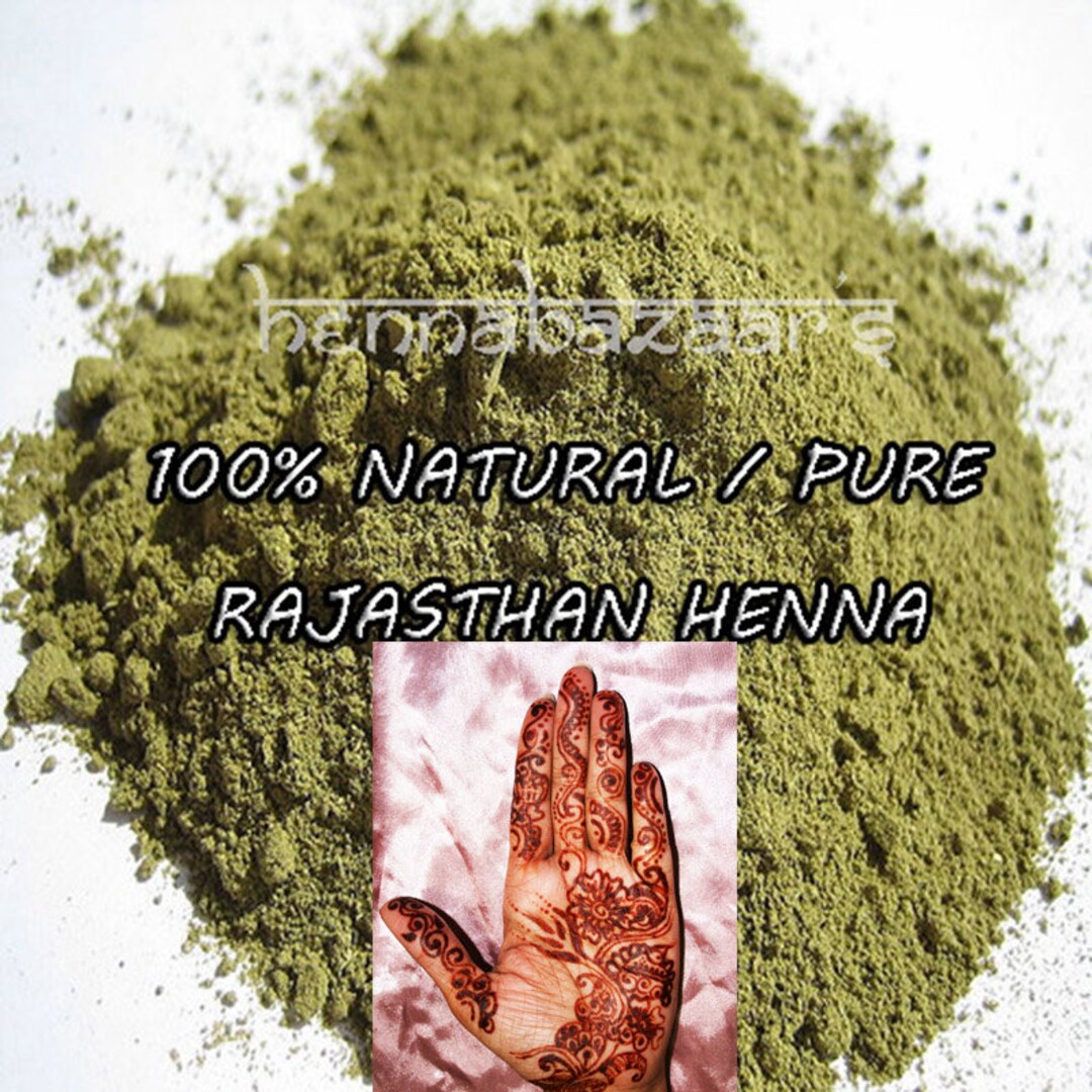 200 Gm or More Pure Henna Mehndi Powder BAQ Choose the Quantity of the