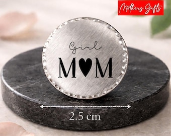 Girl Mom gift - Pocket Token, Pocket Coin, Pocket Hug Mothers Day Gift.