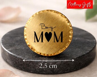 Boy Mom gift - Pocket Token, Pocket Coin, Pocket Hug Mothers Day Gift.