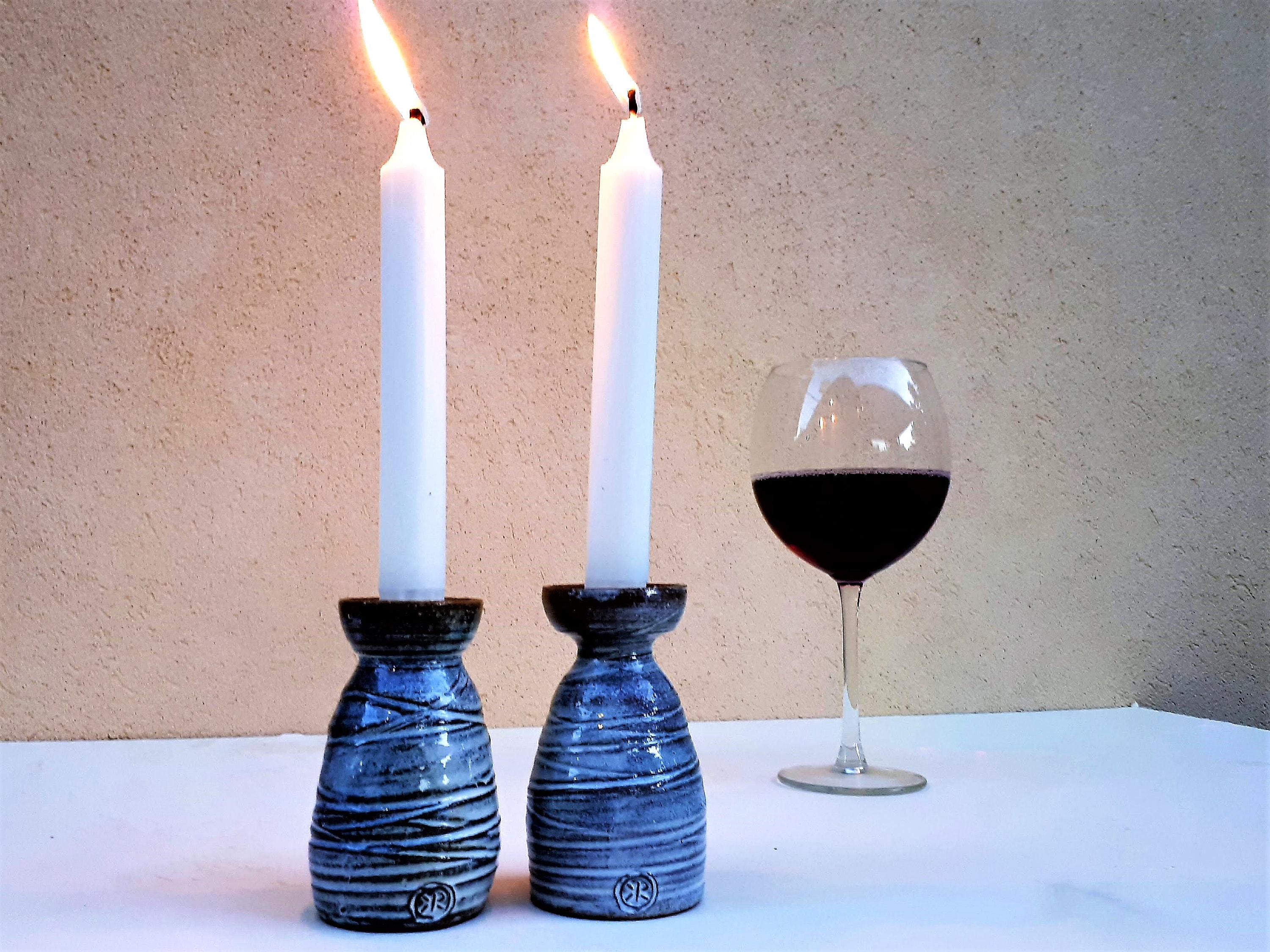 SHABBAT Candle Holders for Both Tea Light and Taper Candles Etsy