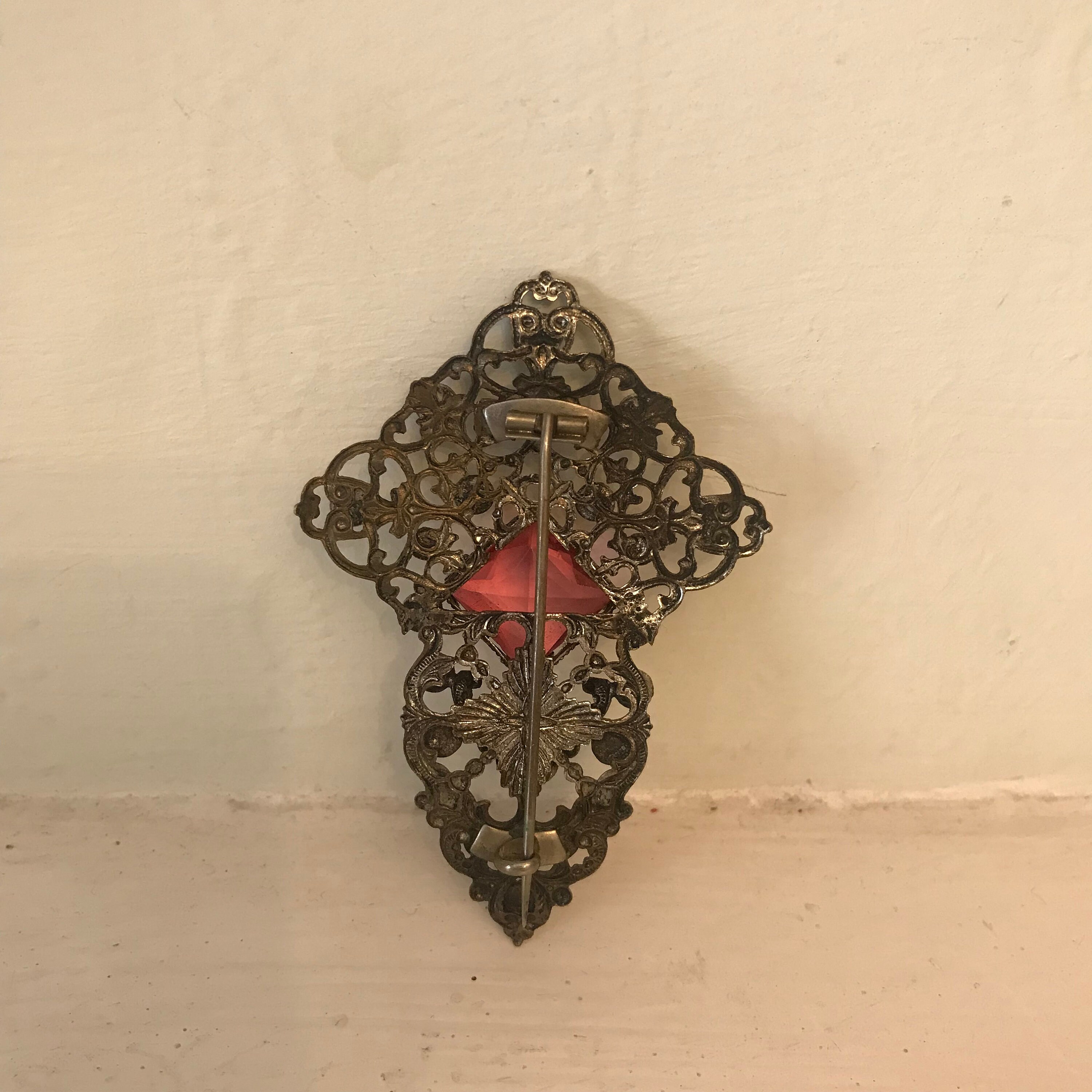 Broche Vintage Art Déco Tchécoslovaquie Années 1930 - Swarovski - Occasion