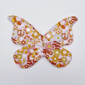 Flower power happy face //Wearable butterfly wings for kids// wearable fairy wings for children// open ended imaginative play