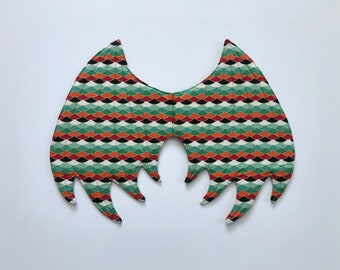 Wearable Dragon Wings for kids costume// Fabric Wings// Handmade Wings// Costume Wings / Halloween Costume//Dragon Scales// cosplay wings