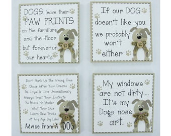 Dog Fridge Magnet Cute Novelty Dog Quotes Ideal Mother’s Or Fathers Day Secret Santa Dog Lover Choice Of 4 Magnets To Choose From