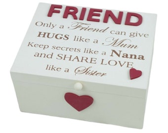 Memory Box Keepsakes Chest Memories At Grandmas House Wooden 20x20cm SG1811 Memory Box Keepsakes Chest Memories At Grandmas House Wooden 20x20cm SG1811