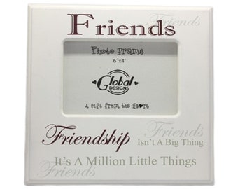 Photo Frame Friend Friendship Million Little Things Cream Picture 6 x 4  F1590A