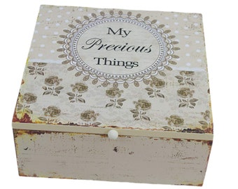 Memory Box Keepsakes Chest Memories At Grandmas House Wooden 20x20cm SG1811 Memory Box Keepsakes Chest Memories At Grandmas House Wooden 20x20cm SG1811