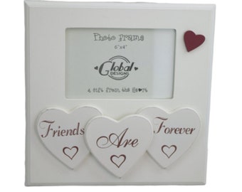 Friends Are forever Hearts Photo Frame Best Friends Picture Frame Tribute F1216A