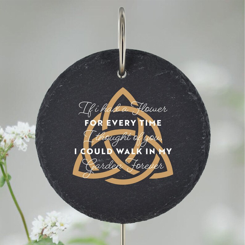 Celtic Ritual Markers Celtic Knot Grave Stick Marker Plaque Ornament Irish Emblems Sign ...