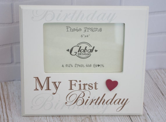 my first birthday photo frame
