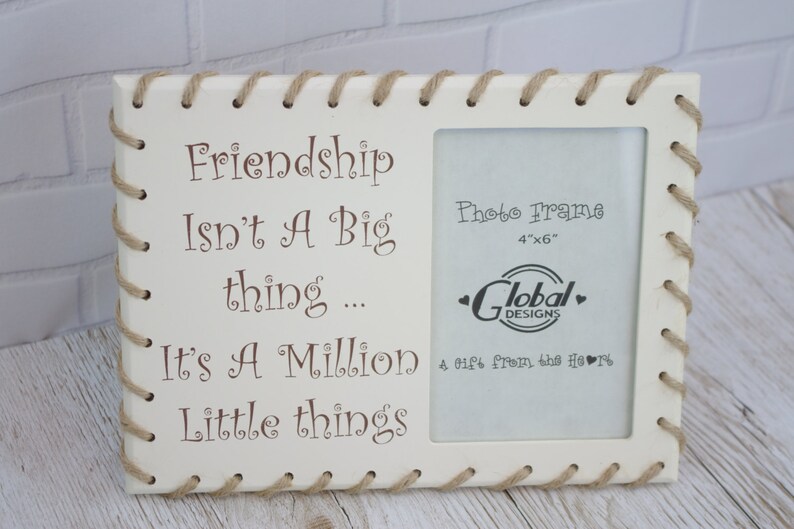 Best Friends Picture Frame 4x6 Photo Frame Friendship Frame Etsy