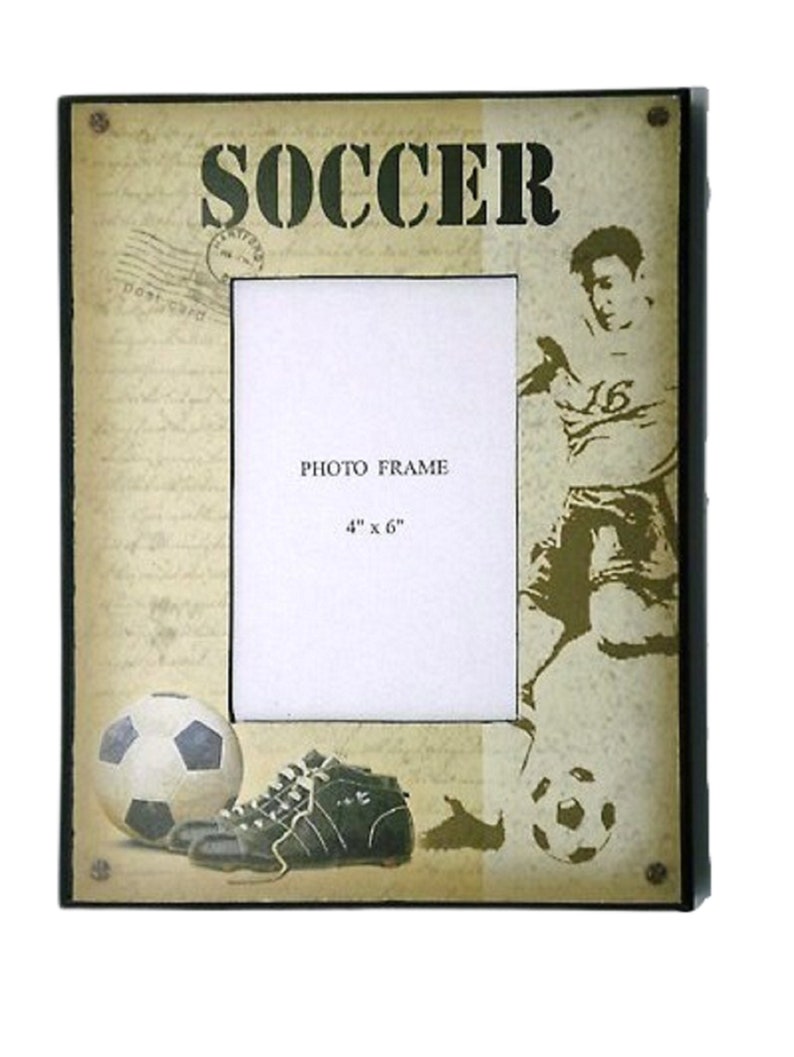 Football Soccer Photo Frame Picture Frame Footballers Goal Etsy