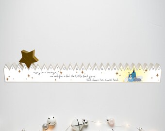 Nativity Scene Advent Calendar: Interactive Wooden Countdown Block