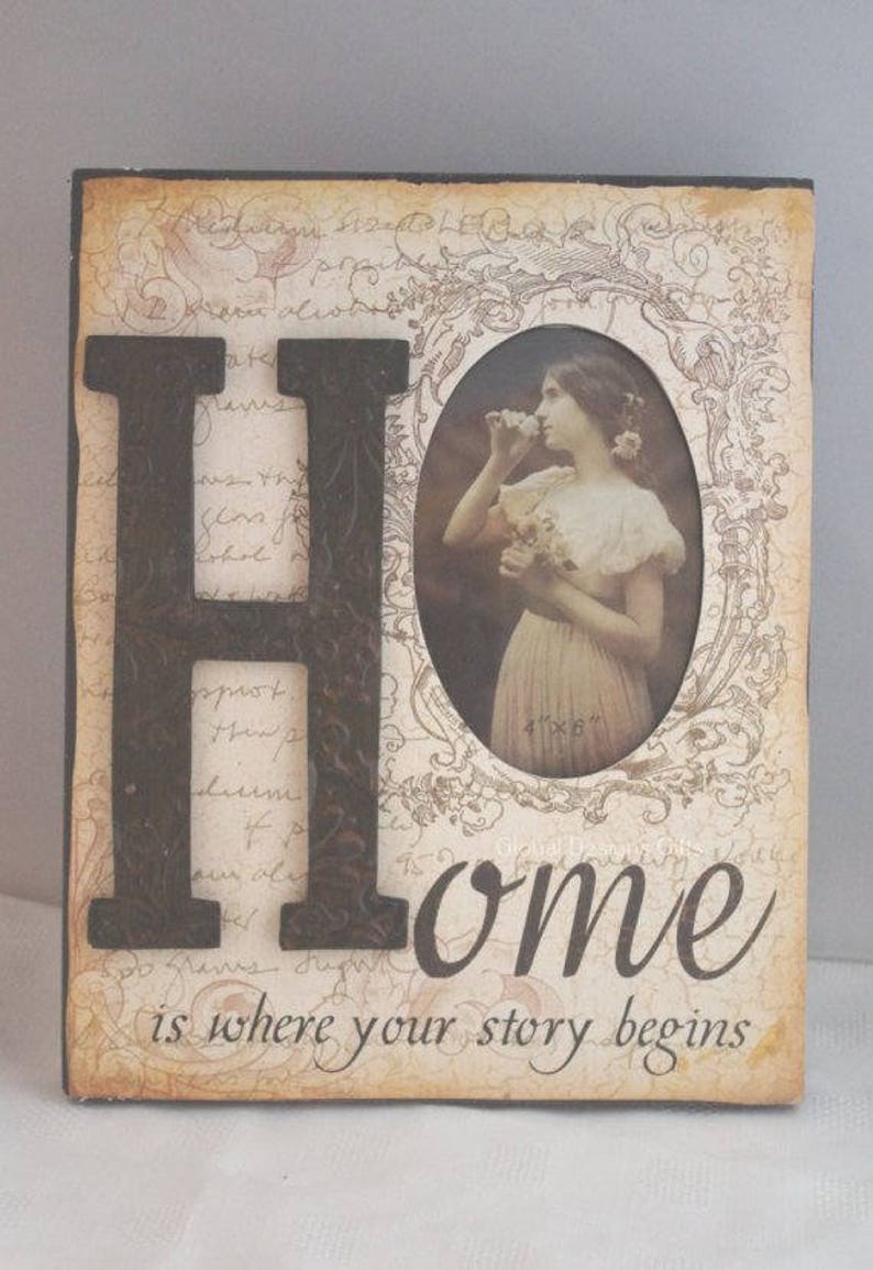 Ex Large Antique Vintage Finish Wooden Photo Frame Home 3D Country Style SG1262