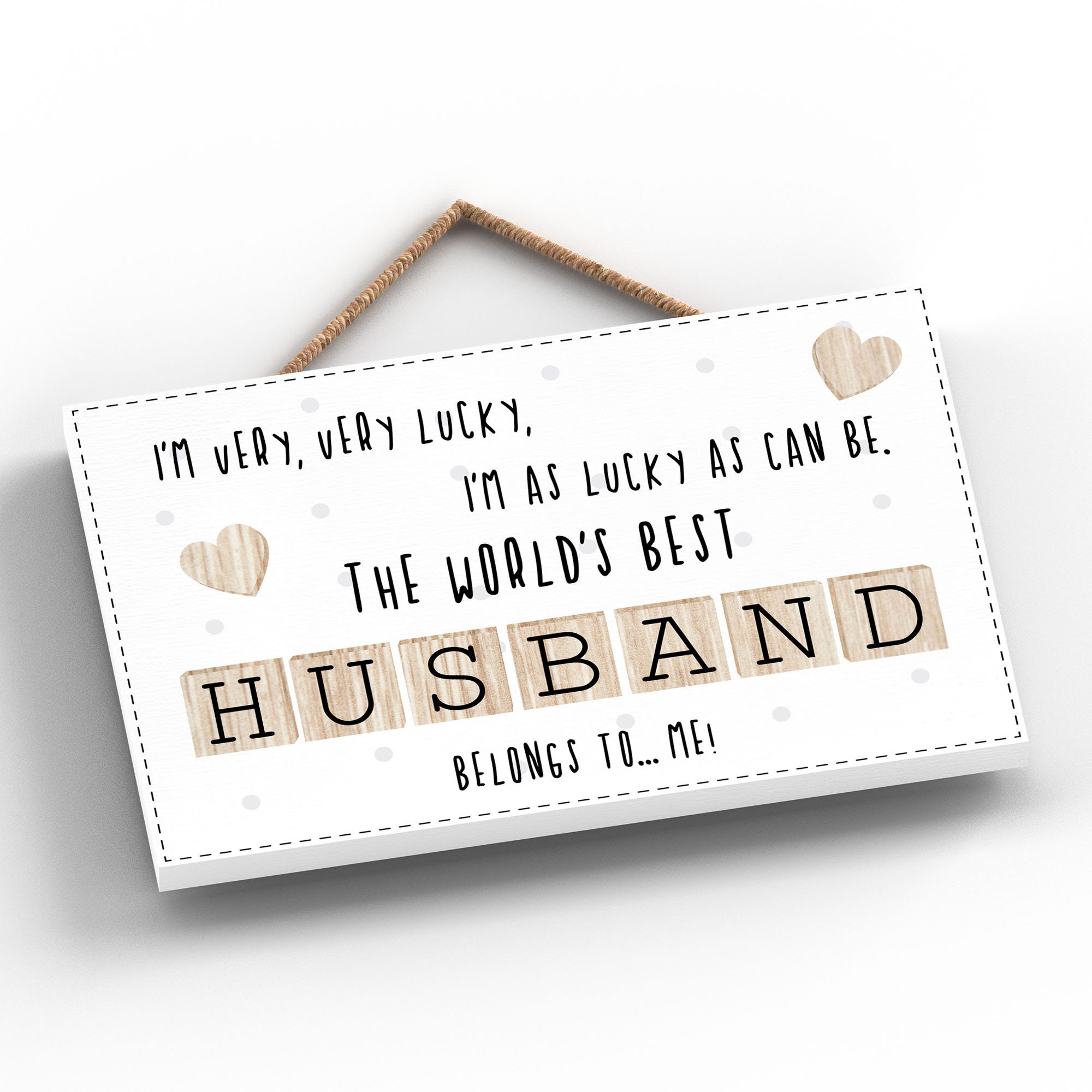 TIKTREE Husband Birthday Gift Ideas, To My Husband Gifts, Husband Birthday  Gifts from Wife, To My Husband Plaque with Wooden Stand, Anniversary