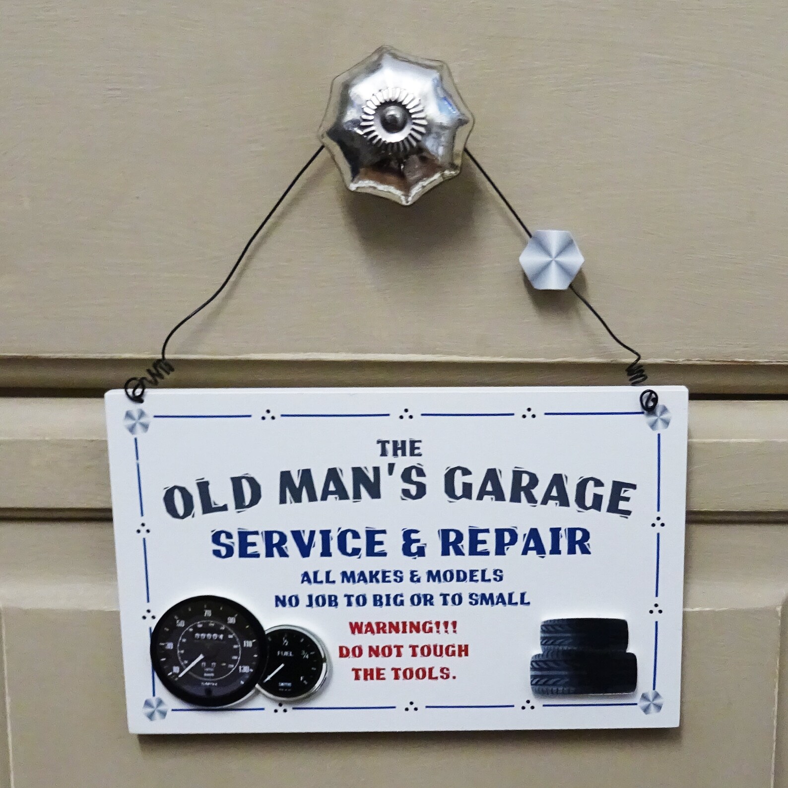 Car Plaque Old Mans Garage Service & Repair Fun Sign Gift  Etsy