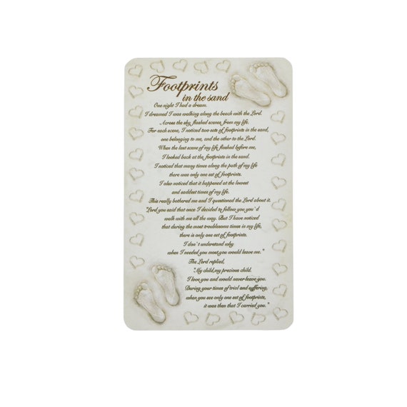 Photo Frame Footprints In The Sand Picture Frame Sentimental Tribute F1593