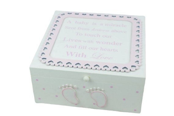 pink keepsake box