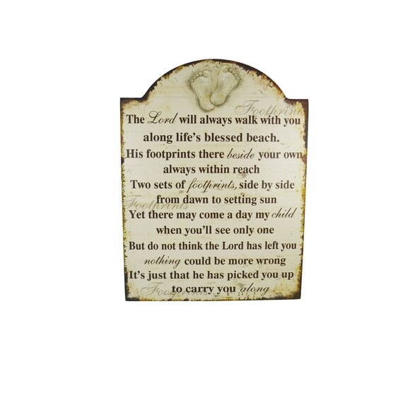 Photo Frame Footprints In The Sand Picture Frame Sentimental Tribute F1593