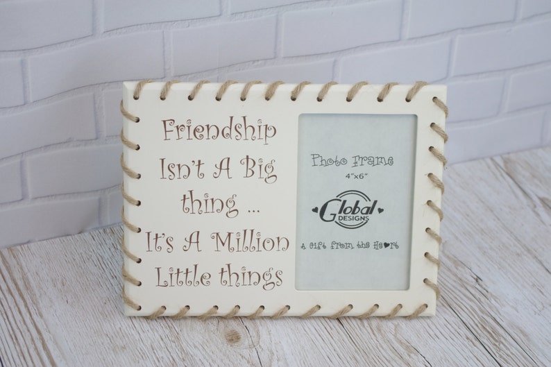 Best Friends Picture Frame 4x6 Photo Frame Friendship Frame Etsy
