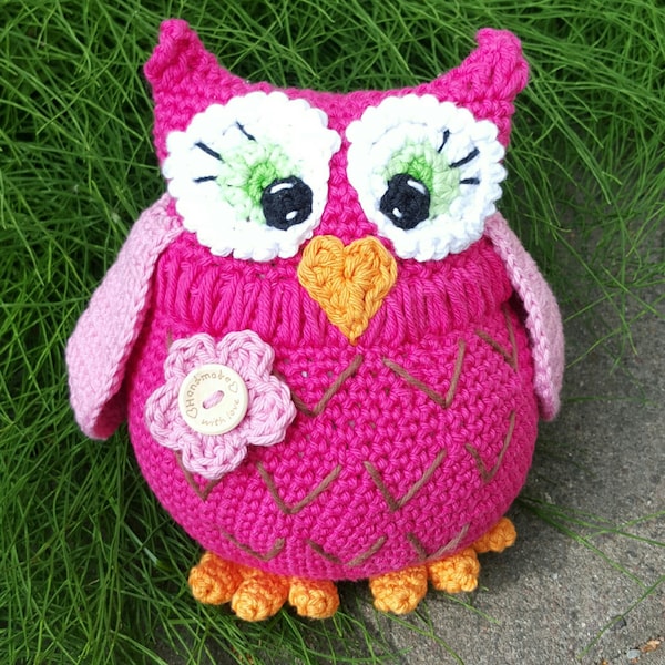 Polly the Owl Crochet Pattern Amigurumi