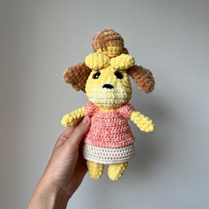 Cheerful Assistant Pup in Removable Summer Island Outfit – Plush Toy Crochet Pattern