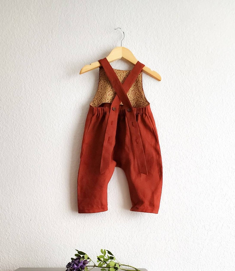 linen baby jumpsuit