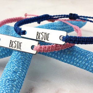 Bestie Charm Bracelet Waterproof Jewelry For Men and Women