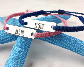 Bestie Charm Bracelet Waterproof Jewelry For Men and Women
