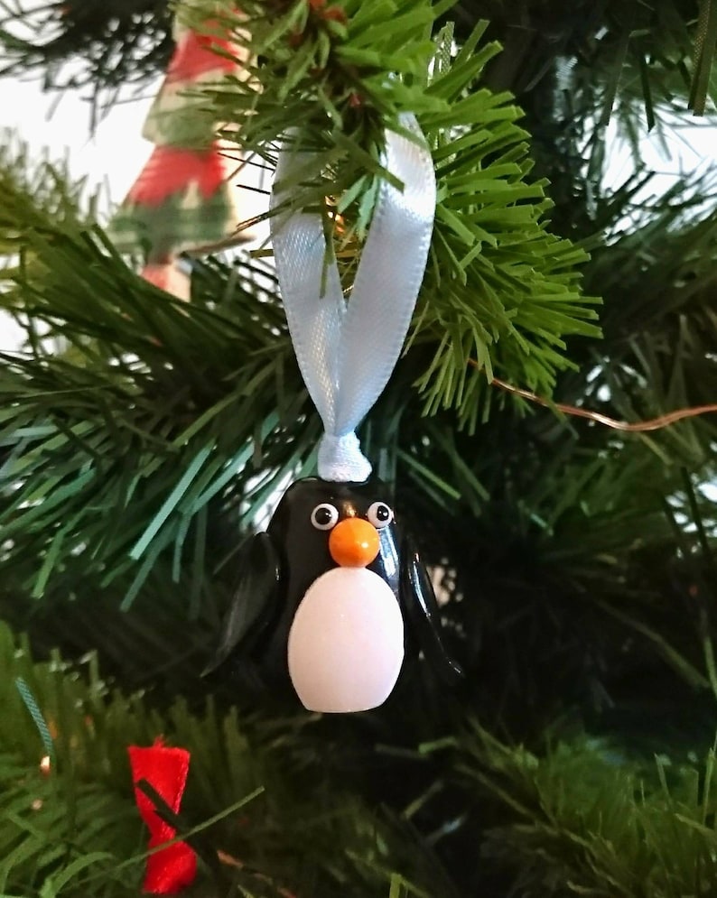 Penguin Tree Decoration Christmas Decoration Christmas Etsy UK
