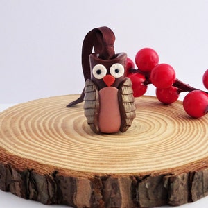 Owl Christmas decoration, Woodland Christmas, Nature decoration, Cottagecore décor