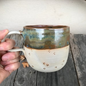 XL ceramic mug galaxy stars mug ceramic // star worlds cappuccino mug teacup hand-turned on potter&#39;s wheel by PotsofSoul Design