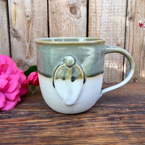 Special angel cup love ceramic gift cup ceramic cup coffee mug angel cup gift ceramic mug ocean guardian angel hand-made