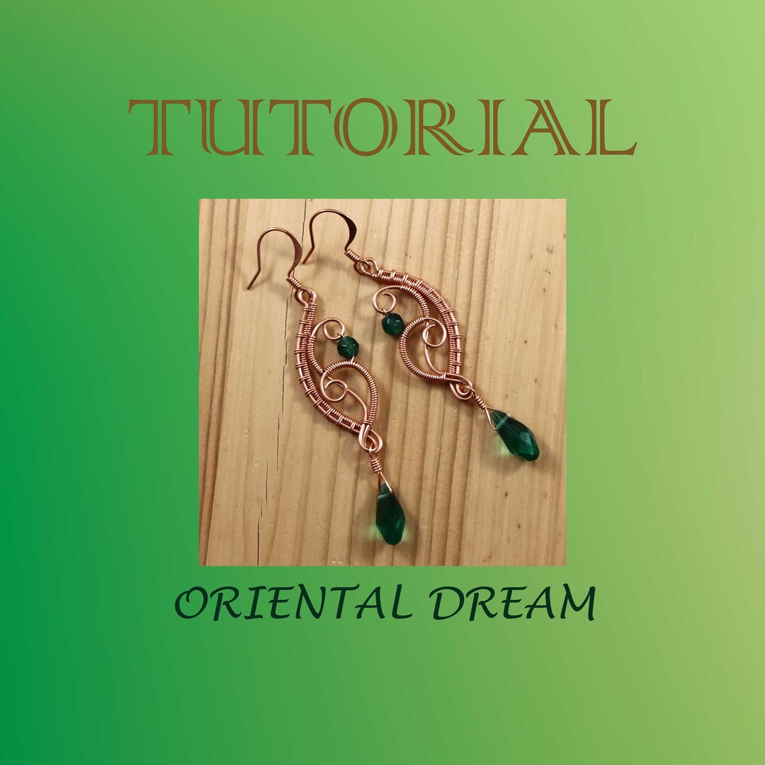 Wire Earring Tutorial: DIY Boho Jewelry Making (PDF Pattern) - Etsy