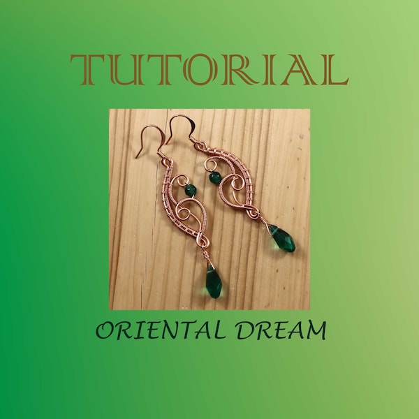 Jewelry making tutorial, DIY jewelry, earring tutorial, wrapping tutorial, wire earring tutorial, how to make earrings