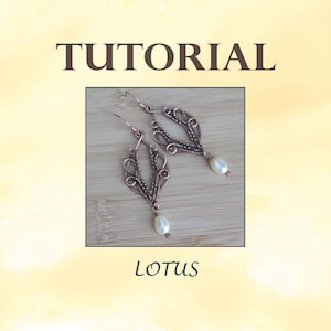 Handledning för trådörhängen: DIY Boho smyckestillverkning (PDF-mönster)