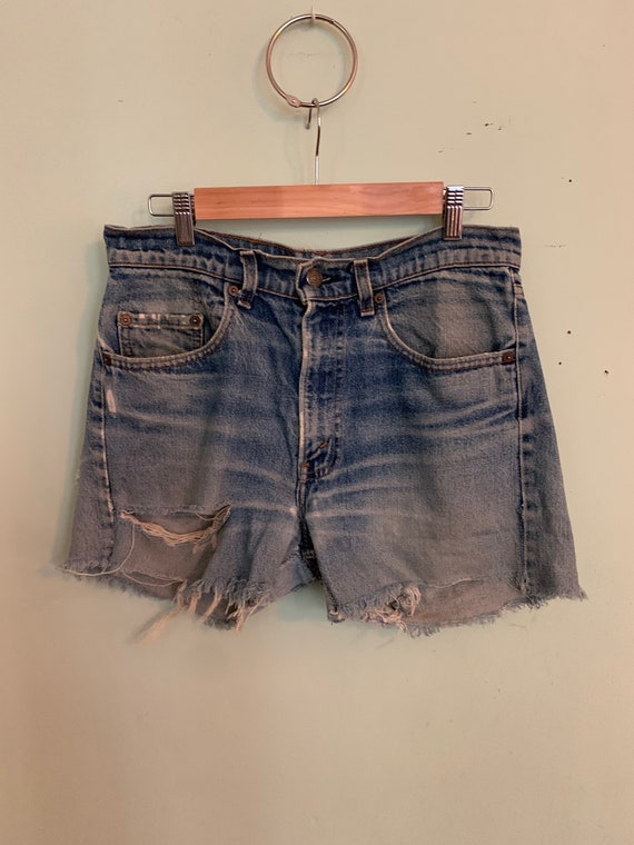Vintage Distressed Levi's short shorts