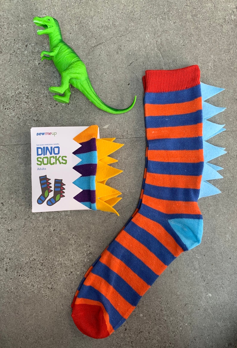 Adults Dinosaur socks 6-11 | Etsy