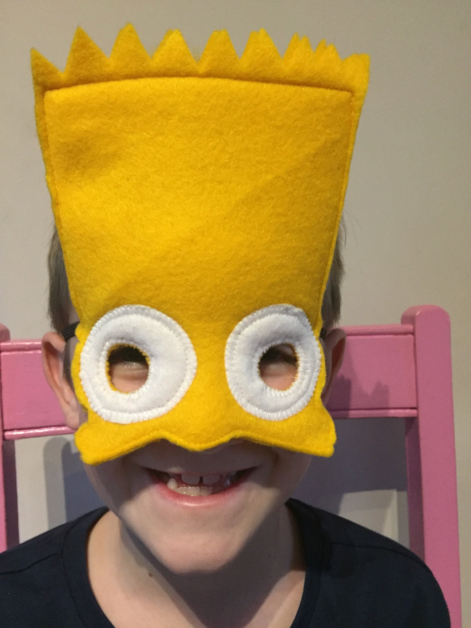 Maschera di top bart simpson