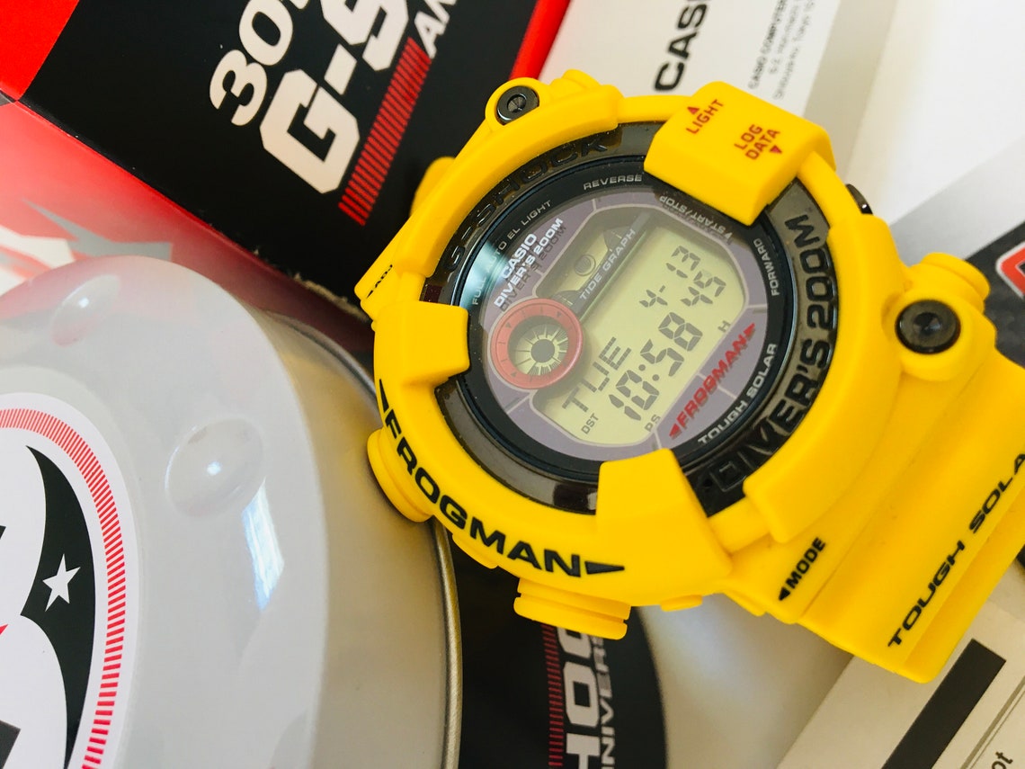 Casio Diver Watch NEW Frogman 30th Anniversary G-Shock | Etsy