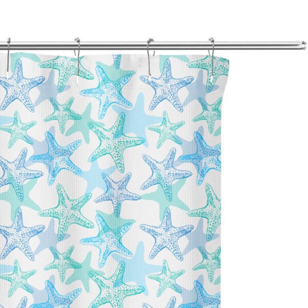 Beach Theme Shower Curtain Etsy
