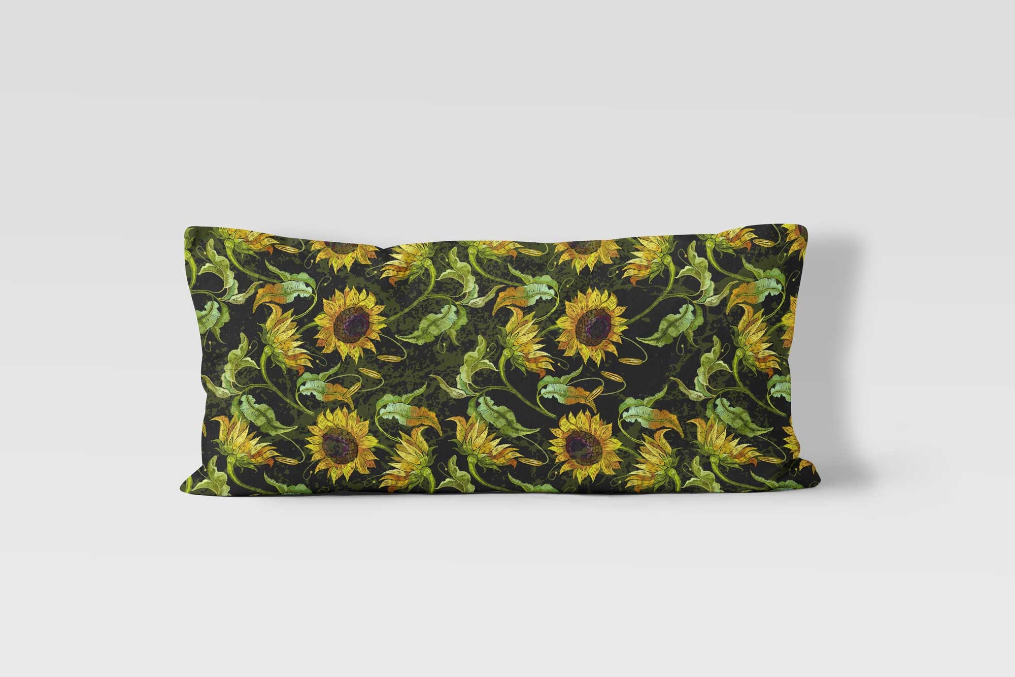 Sunflowers Outdoor Pillow Lumbar Pillow Rectangle Etsy