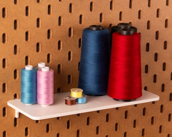 Shelf 24x10 cm - Printboard - Fits IKEA Skadis pegboards