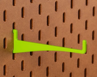 Horizontal hook 12 cm with upright pin