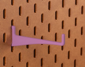 Horizontal hook 10 cm with upright pin